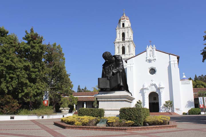 Moraga, CA USA - Saint Mary's College of California - St. Giles Episcopal Church